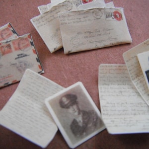 Cartas de amor en miniatura de la Segunda Guerra Mundial