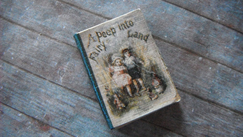 Dollhouse Miniature Book Peep into Fairyland image 1