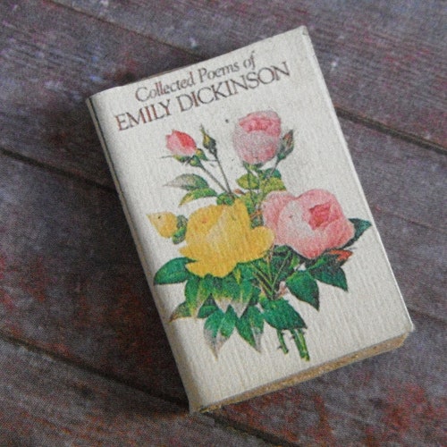 Dollhouse Miniature Book Collected Poems of Emily Etsy