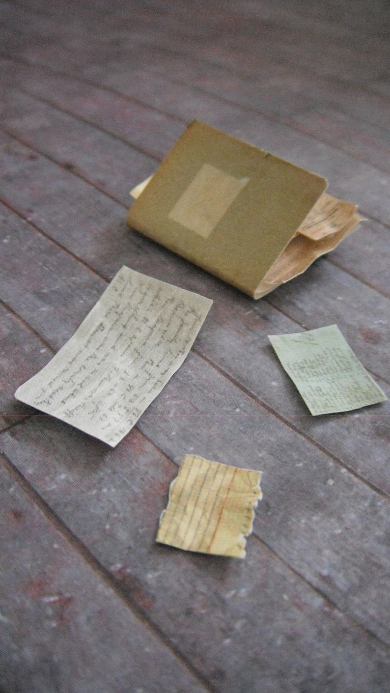 Miniature Vintage File Folder Etsy