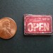 Miniature Sign --- Open/closed - Etsy