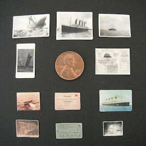 Miniature Titanic Ephemera image 4