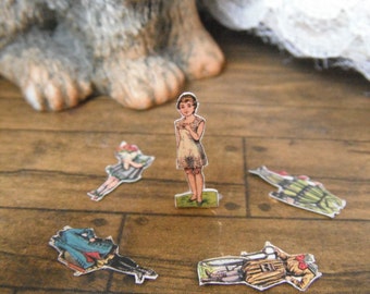 Miniature Victorian Paper Doll