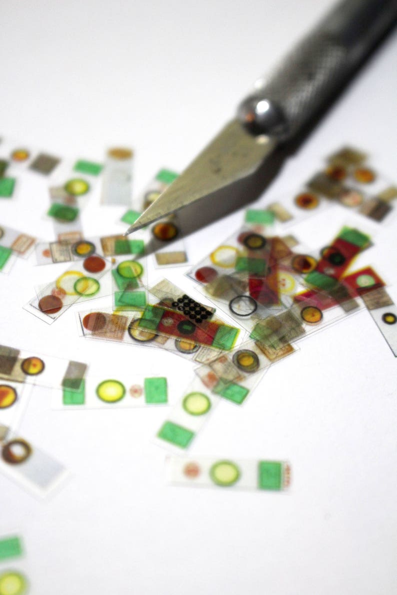 Miniature Microscope Slides set of 9 image 4