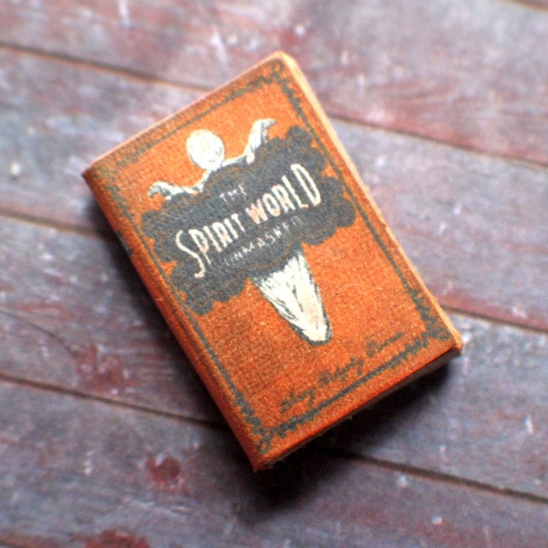 Dollhouse Miniature Book --- The Spirit World Unmasked