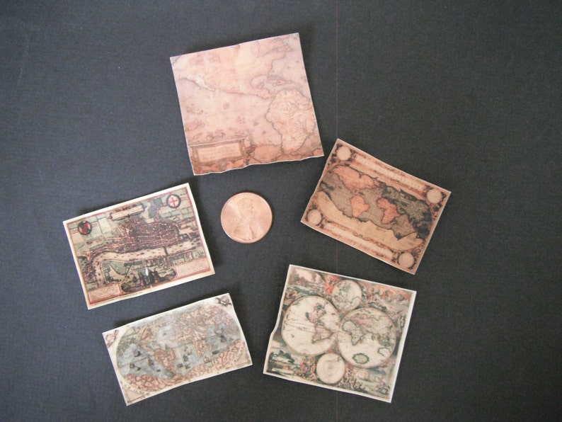 Miniature Antique Maps image 4