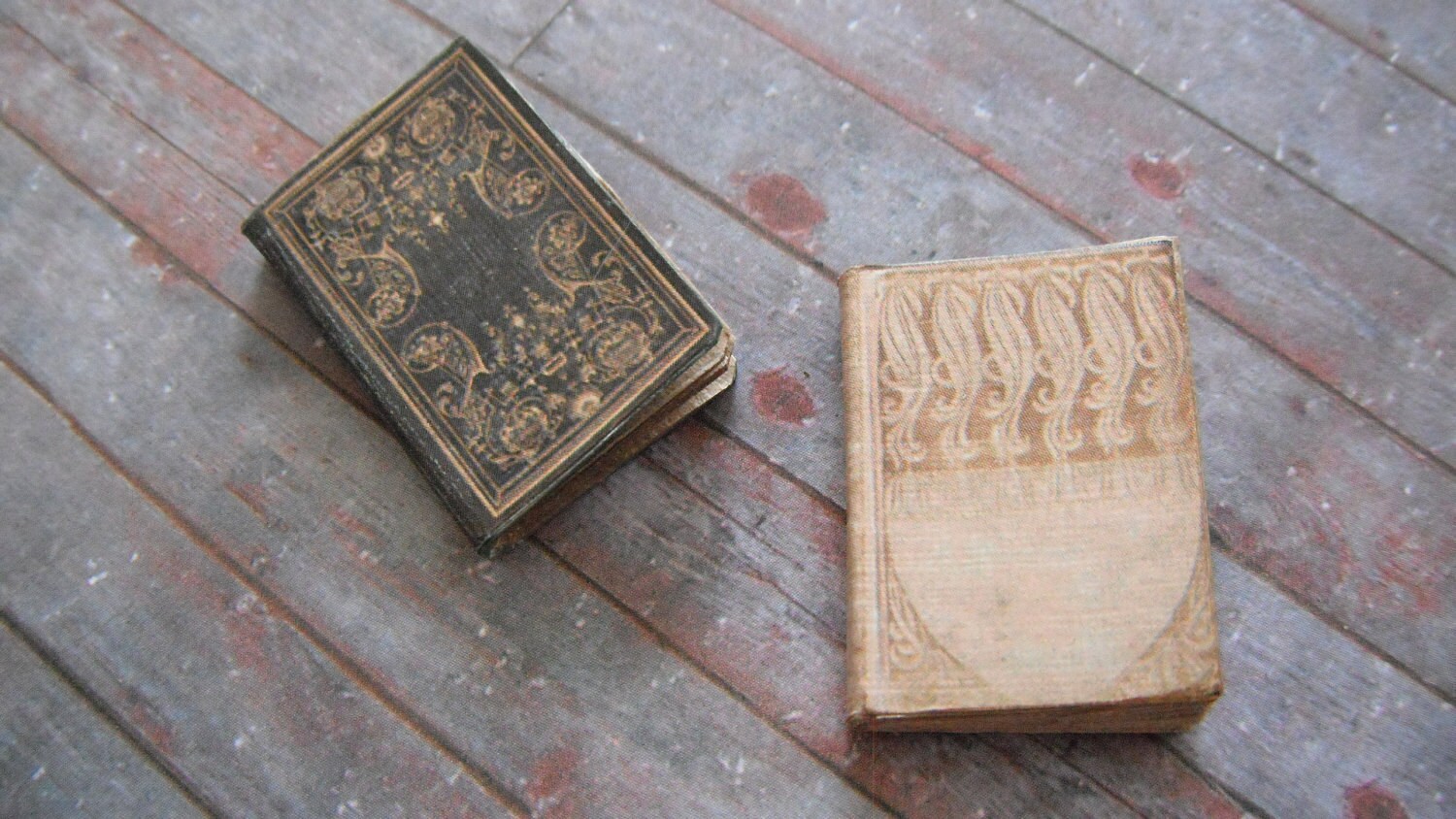 Miniature Antique Books Etsy