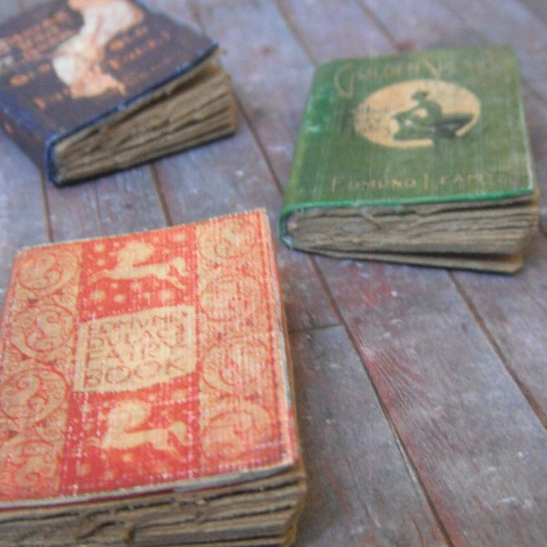 Dollhouse Miniature Fairy Tale Books