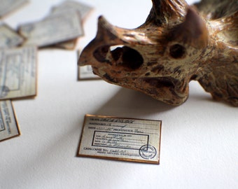 Miniature Sign --- Museum Placard