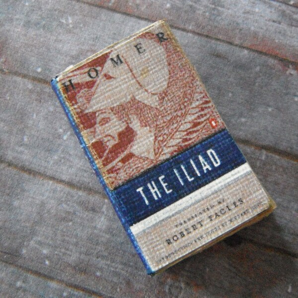 Dollhouse Miniature Book --- The Iliad