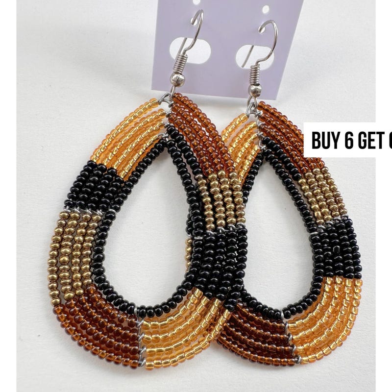 African Earrings - Etsy