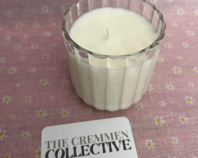 Laundry on the Line Candle | Handcrafted + Upcycled | Sustainable + Unique