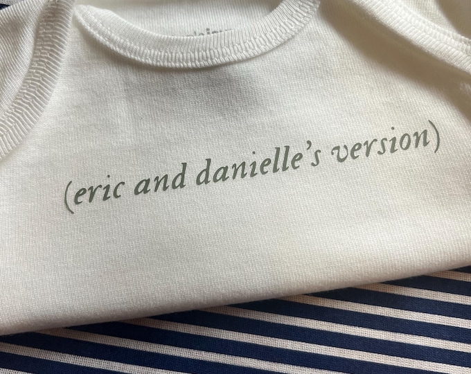 Swifty Baby Onesie (Mom and Dad's version)