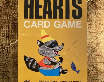 Vintage Whitman HEARTS Card Game Western Publishing 1963 NEW & Sealed Kids Toys