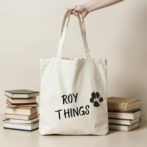 Dog Tote Bag, Custom Dog Travel Bag, Personalized Dog Name Bag, Unique Gift for Dogs Owners, Pet Supply & Overnight Bag. Tote for Dog Mom.