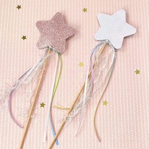 Fairy wands - Sold individually - Double sided Glitter fairy wands, fairy wand party favors, magical fairy wands