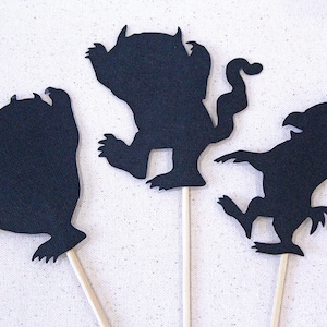 Where the Wild Things are Centerpiece  - Set of 6 - Wild One, Wild Thing, Let the wild rumpus begin