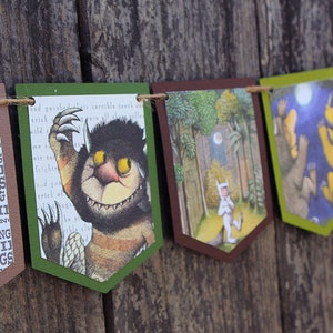 Wild Things Storybook Banner  - Wild One, Wild Things, Wild Rumpus