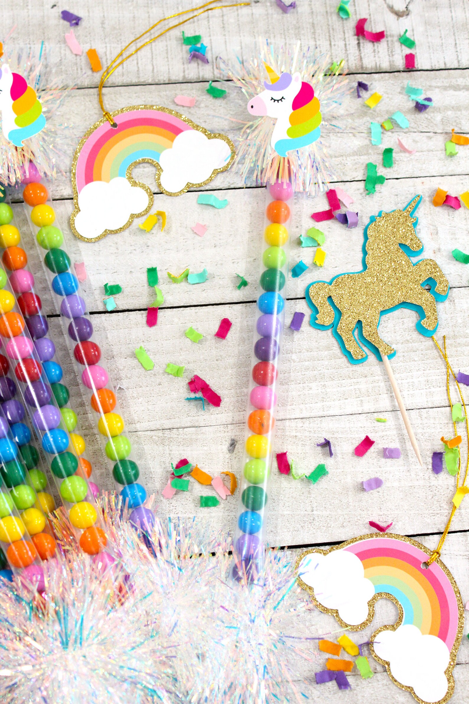 Rainbow Unicorn Candy Favors Set of 10 Unicorns and Etsy