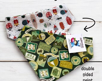 Pañuelo reversible para perros - Sin nudos - Fácil de poner y quitar