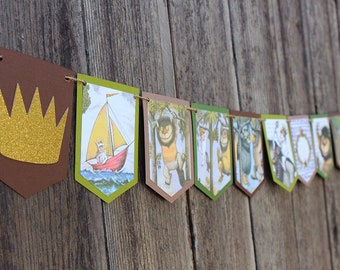 Wild Thing Party decorations, Wild Things Banner