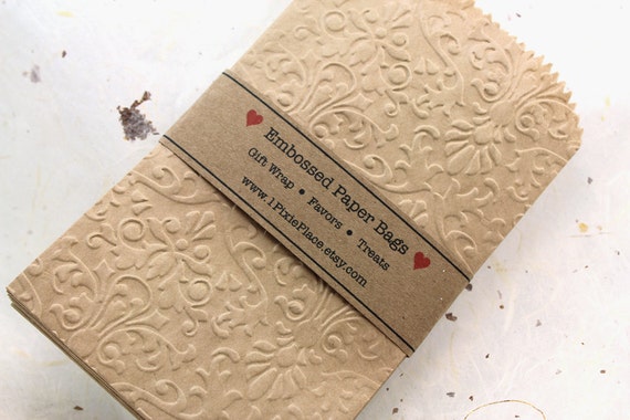embossed wrapping paper