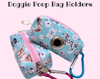 Dispensadores de bolsas para excrementos de perro - Cachorros bonitos - Dispensador de bolsas para excrementos hecho a mano