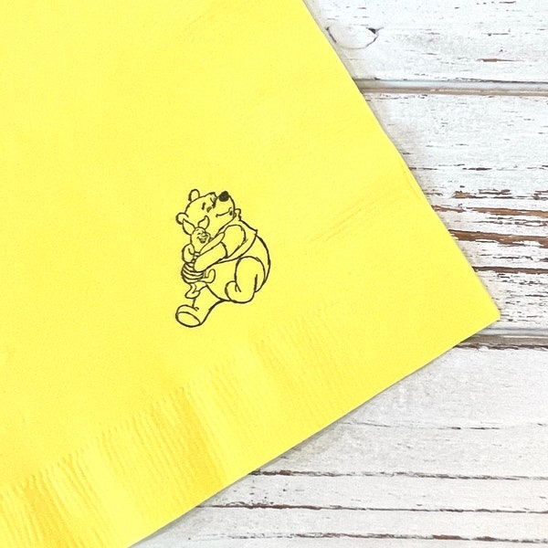 Winnie the Pooh Plates and Napkins Etsy
