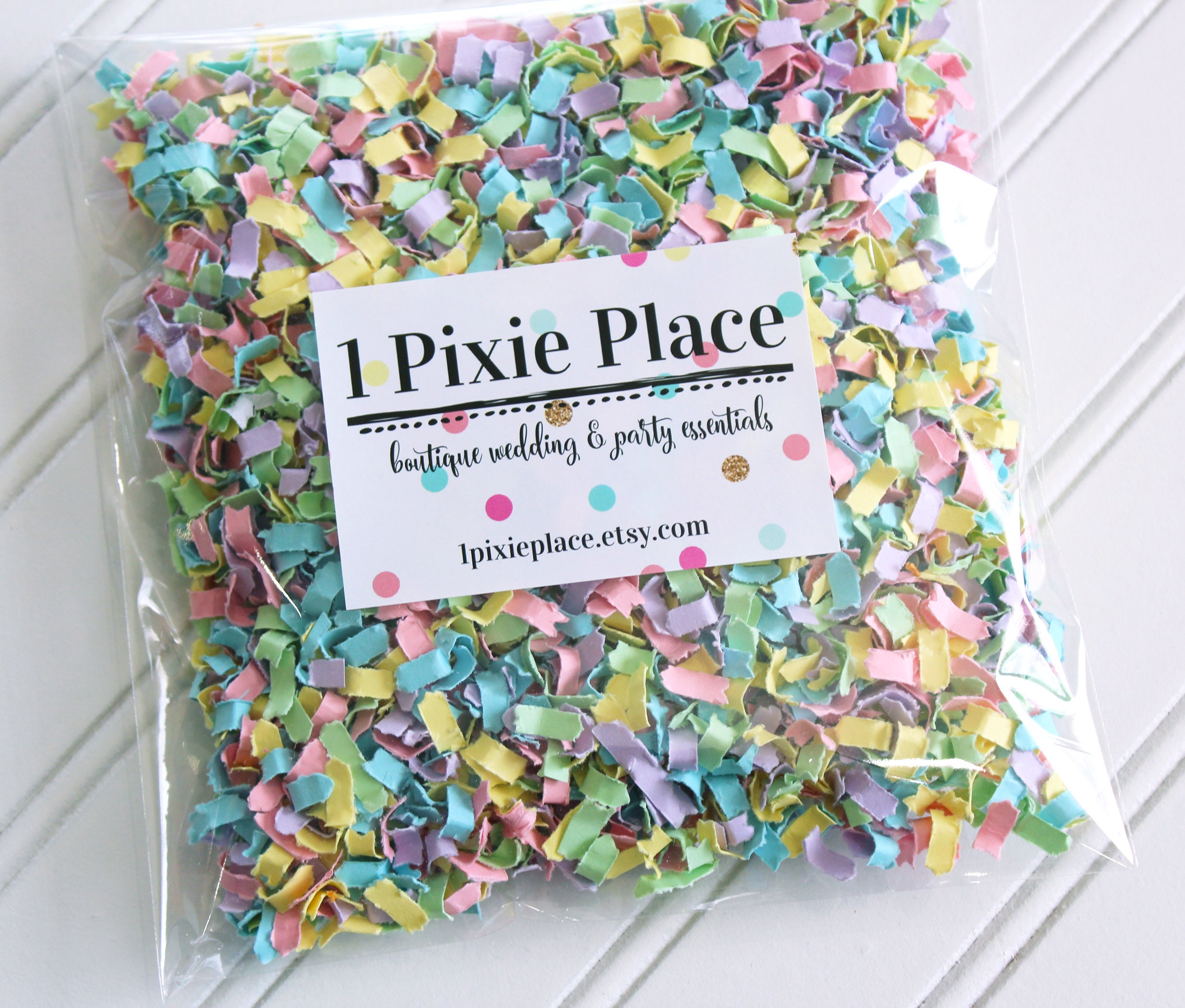 Handmade Paper Confetti Pastels Birthday confetti wedding Etsy