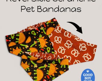 Pañuelo reversible para perros - Sin nudos - Fácil de poner y quitar