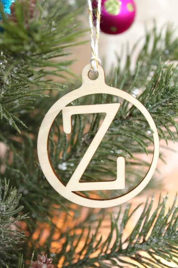 Initial Wooden Tag Initial Wooden Tag