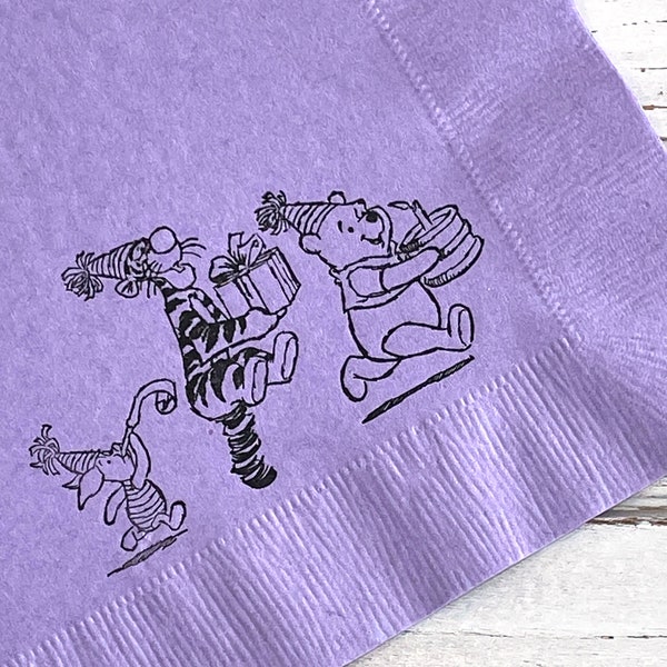 Winnie the Pooh Plates and Napkins Etsy
