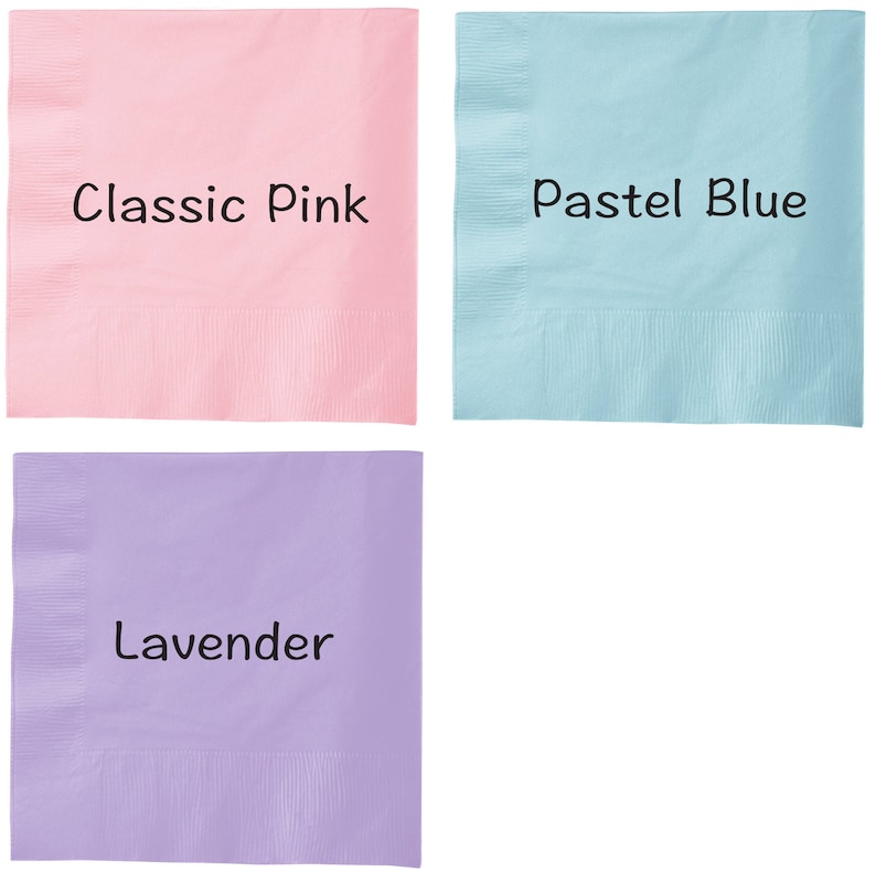 5 of each design Magical Unicorn Party Napkins 14 fold Luncheon napkins Set of 25 - 3 ply