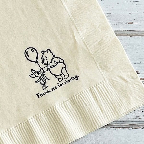 Winnie the Pooh Plates and Napkins Etsy