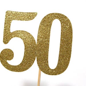 50th 60th SET OF 3 90th Centerpiece Sticks Birthdays | Etsy