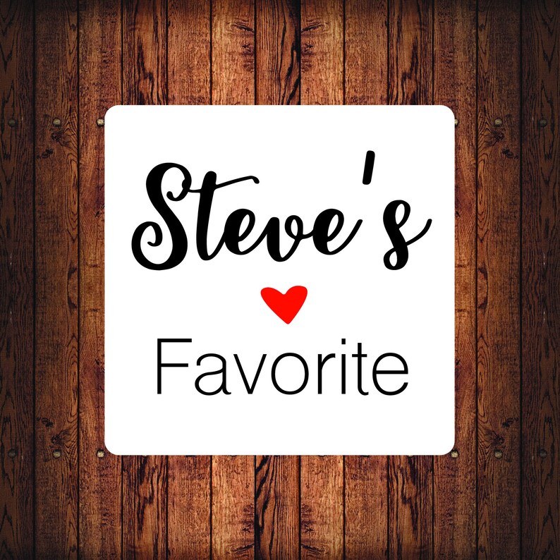 Wedding Favor Labels Personalized Favorite Set of 20 | Etsy