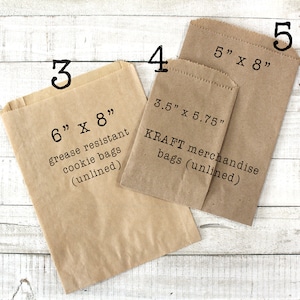 Paper favor bags, DIY favor bags, plain bags - Wedding Favor Bags - Set of 50