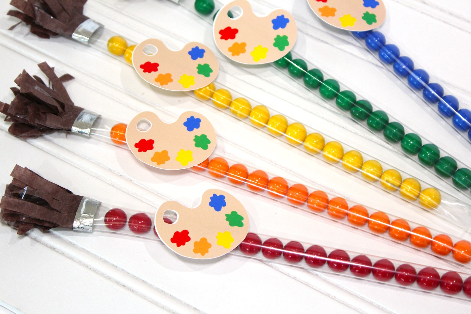 Paint Brush Candy Favors Set of 10 Art Party Favors Paint Etsy