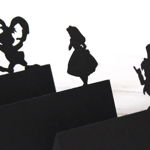Alice in Wonderland Name Cards - Etsy