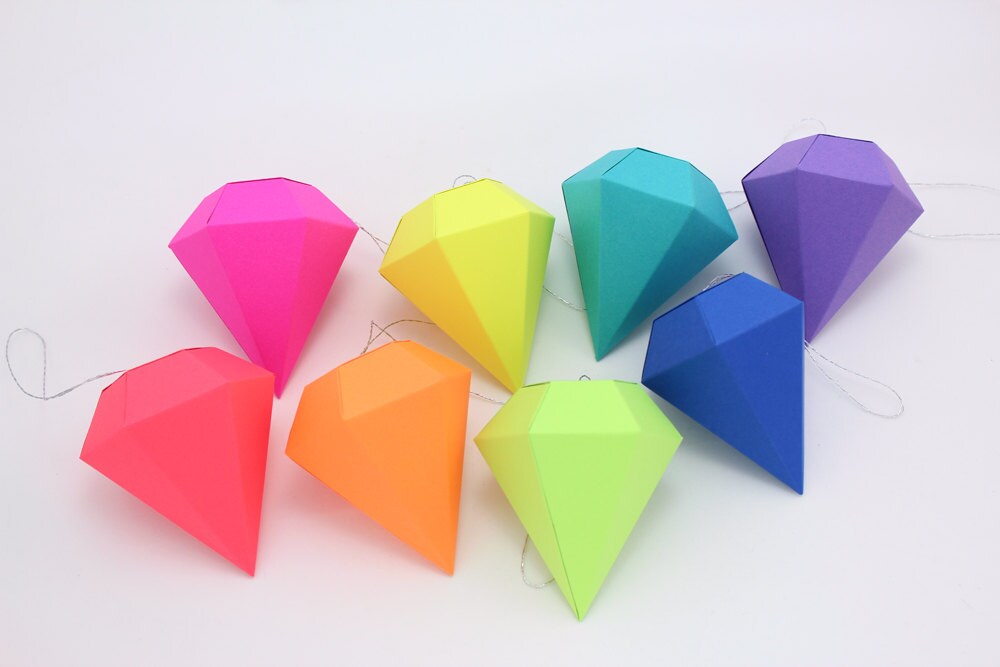 39+ How To Make A Paper Diamond Background