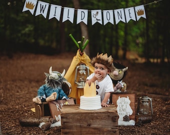 Wild One Banner | Etsy