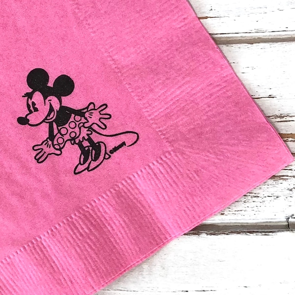 Minnie Mouse Napkin Etsy