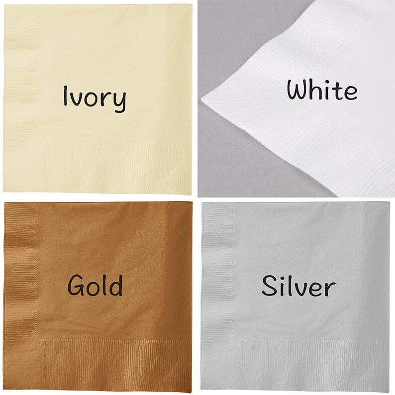 5 of each design Magical Unicorn Party Napkins 14 fold Luncheon napkins Set of 25 - 3 ply