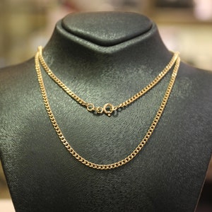 本物の 14k ゴールド マイアミ キューバン リンク チェーン