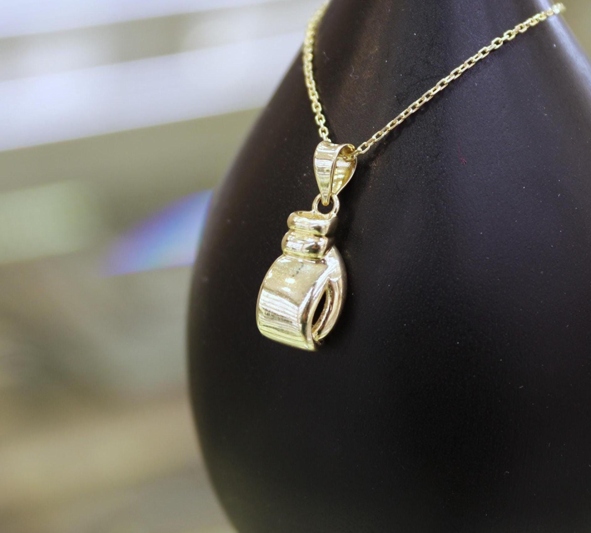 14K Solid Gold Boxing Glove Pendant, Gold Sports Jewelry, Gift for Boxer, Boxing Glove Necklace, Gift for Him, Personal Trainer Coach Gift
