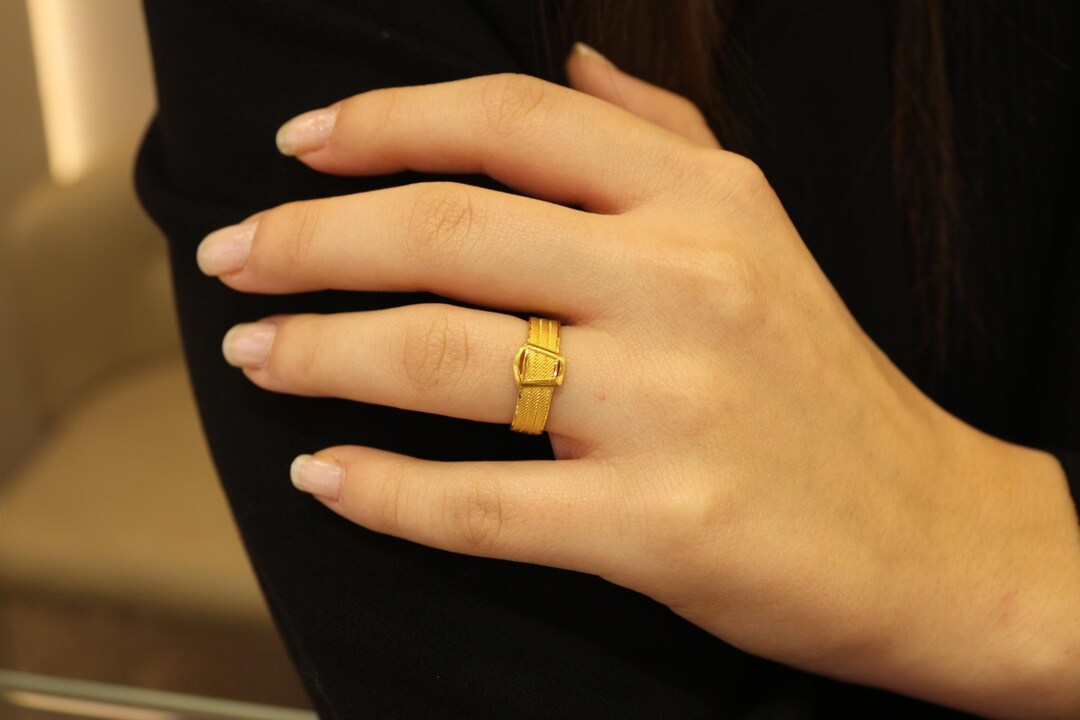 22k Gold Rings for Woman, 22 Karat Woman Rings, Statement Rings ...