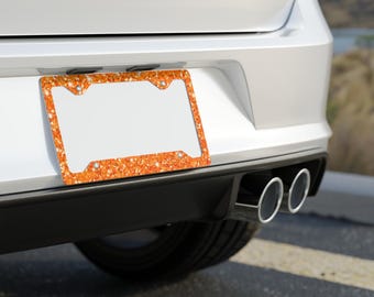 Cornice per targa glitterata Showgirl: accessorio scintillante per auto