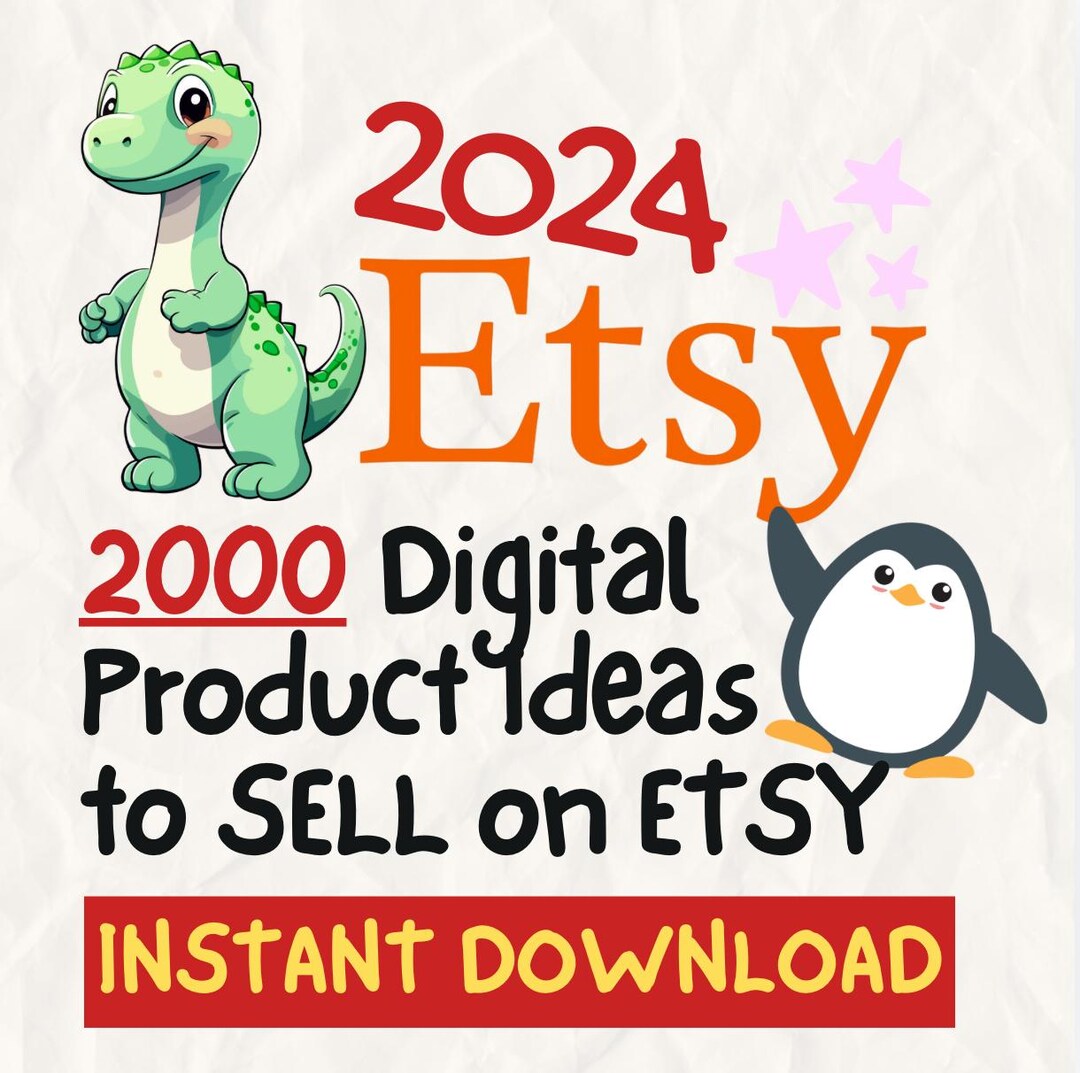 2000 High-demand Digital Product Ideas to Sell on Etsy A Comprehensive ...