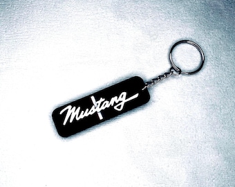 Mustang Keychain, model car keychain, keychain for cars, keychain gift, Keychain for love ones, Mustang enthusiast.