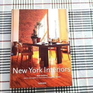 New york interiors book, vintage taschen book , art photography book of new york, coffee table book, early 2000s